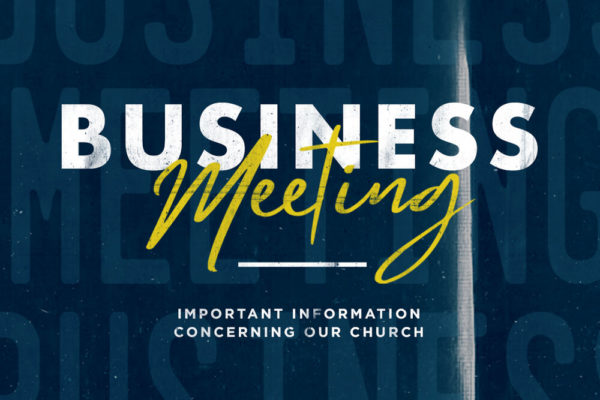 church business meeting | NBSDAC